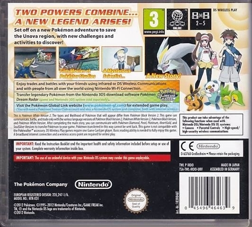 Pokemon White Version 2 - Nintendo DS (A Grade) (Genbrug)